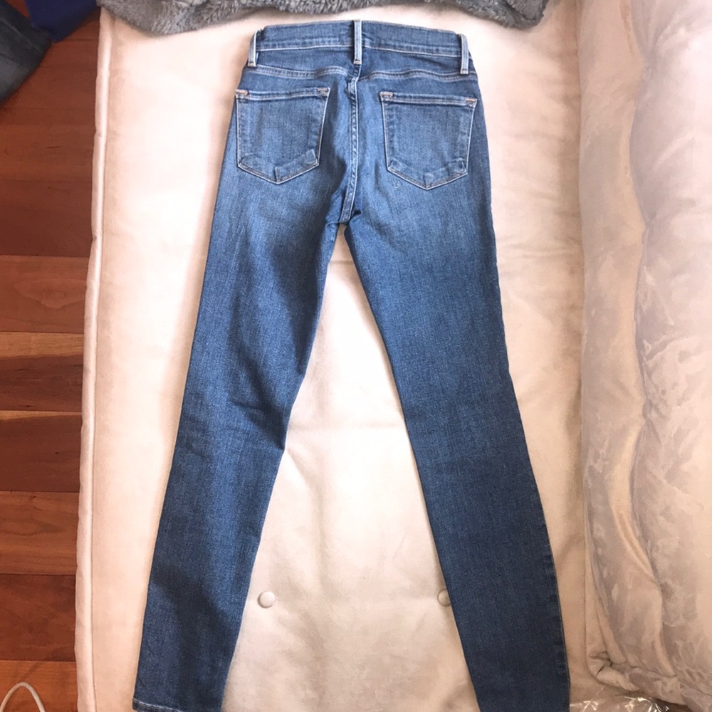 FRAME Denim Le Skinny De Jeanne jeans SIZE 25 - Picture 6 of 8